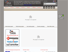 Tablet Screenshot of dnatraveltech.com